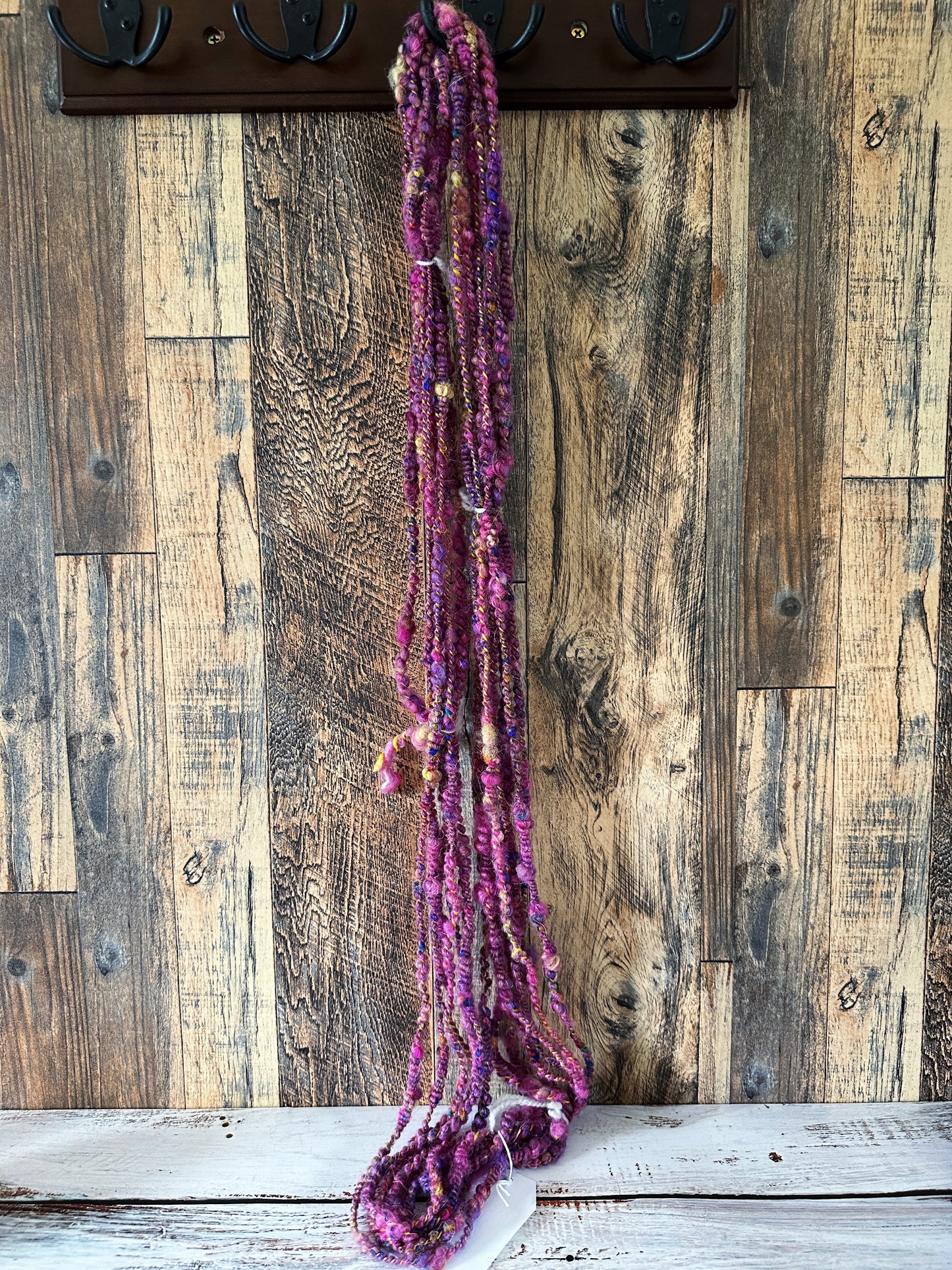 Handspun Art Yarn, Core and Coil Spun