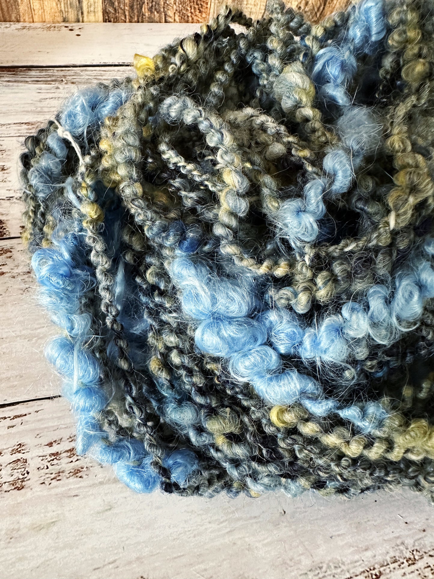 Handspun Art Yarn, Core, Lock, and Coil Spun