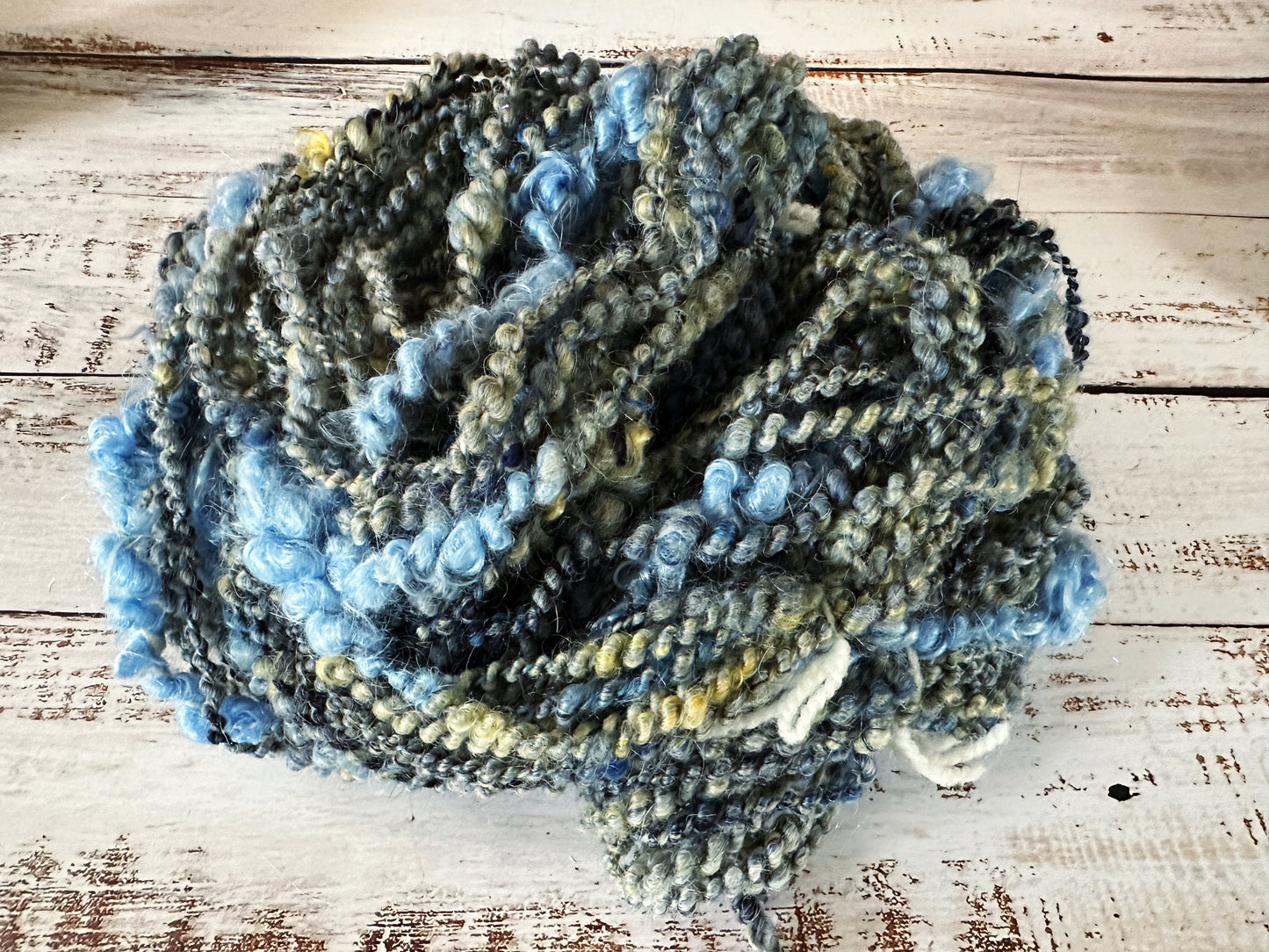 Handspun Art Yarn, Core, Lock, and Coil Spun