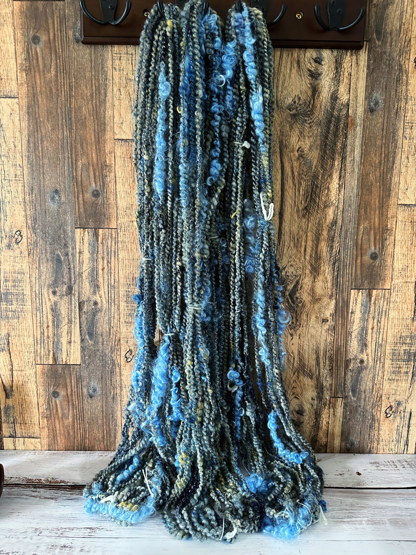 Handspun Art Yarn, Core, Lock, and Coil Spun