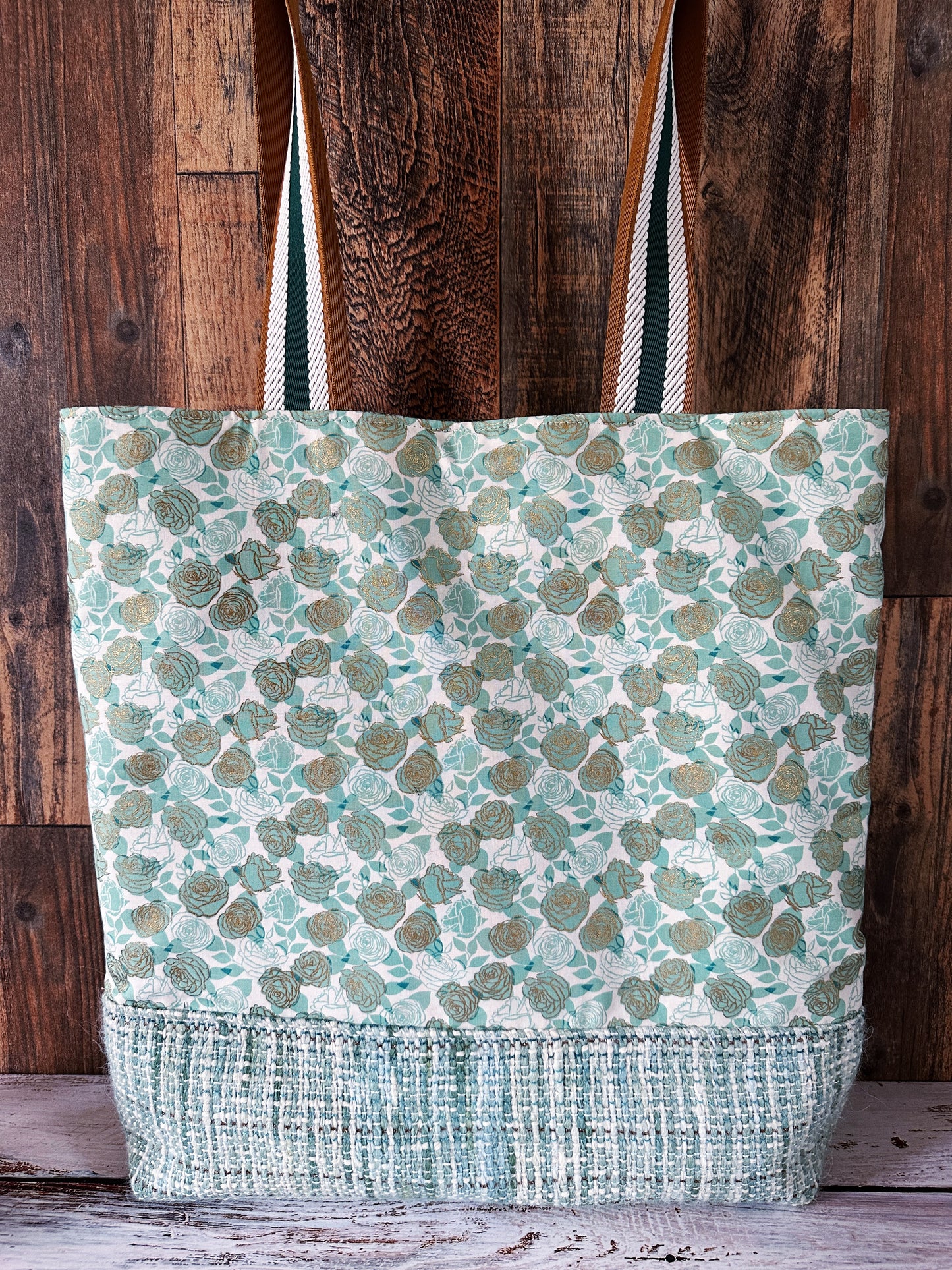 Sweet Sheep with Handwoven Wool Extra Large Tote