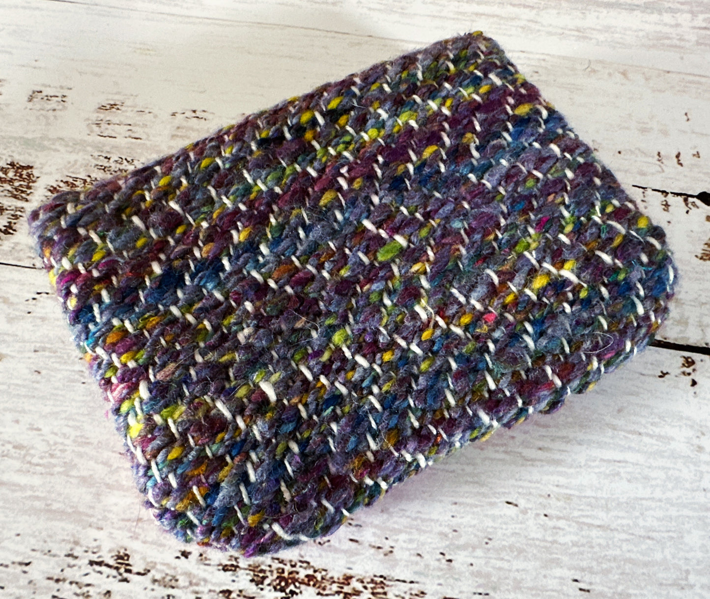 Llama Parade & Woven Wool Simple Card Wallet