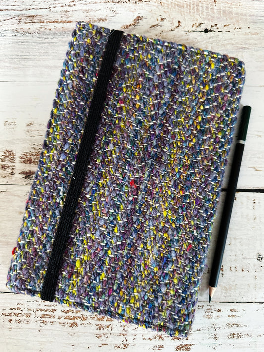 Help Desk with Handwoven Wool Adjustable A5 Journal Cover for Book Lovers