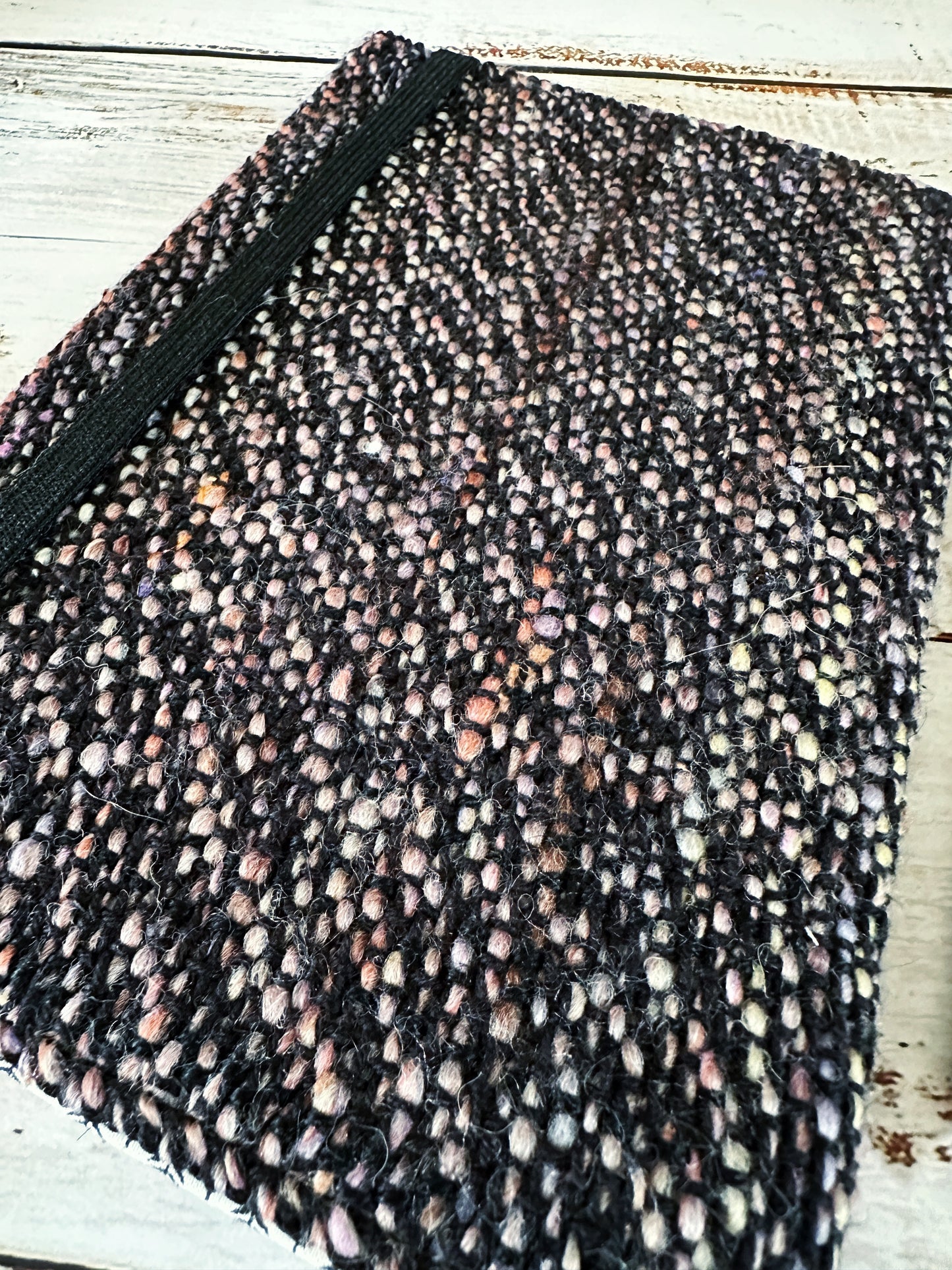 Help Desk with Handwoven Wool Adjustable A5 Journal Cover for Book Lovers