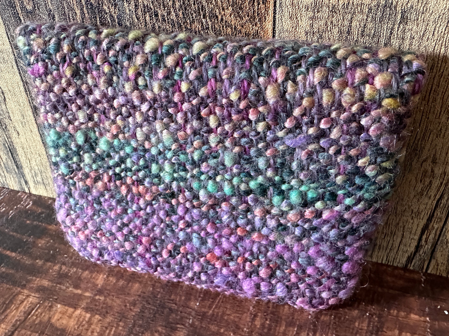 Book Dreams Handwoven Wool Simple Card Wallet