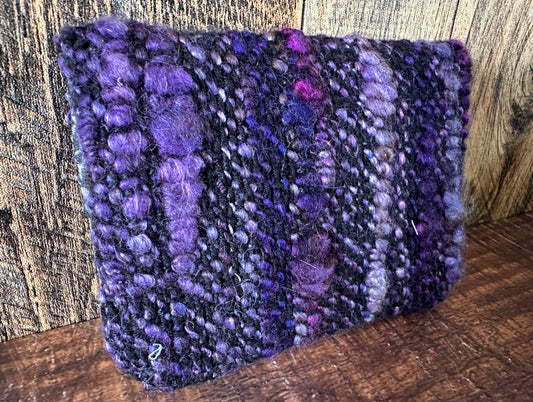 Pollinator Dragons Handwoven Wool Simple Card Wallet
