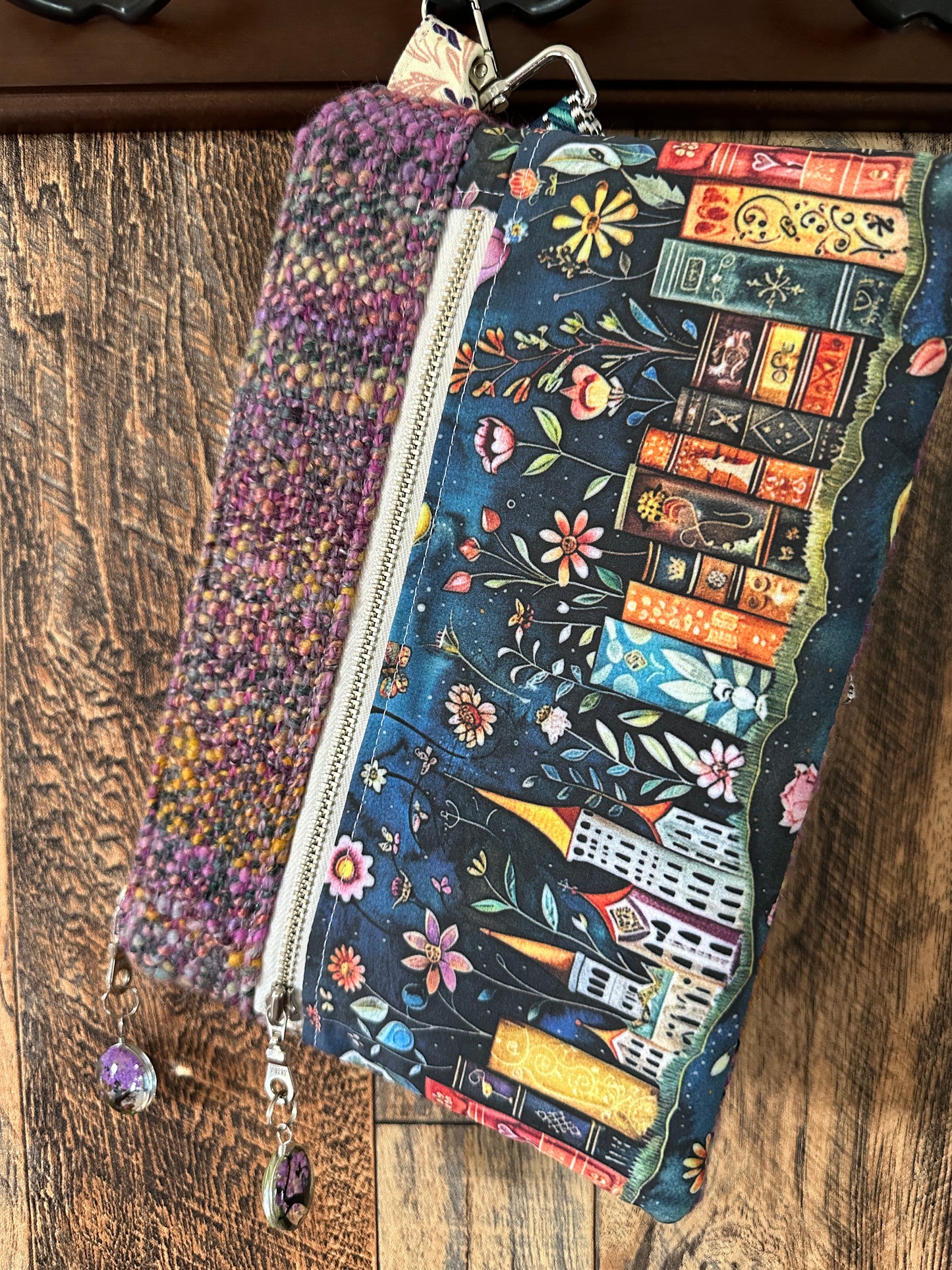 Book Dreams Zipper Clutch~ Perfect for E-Readers