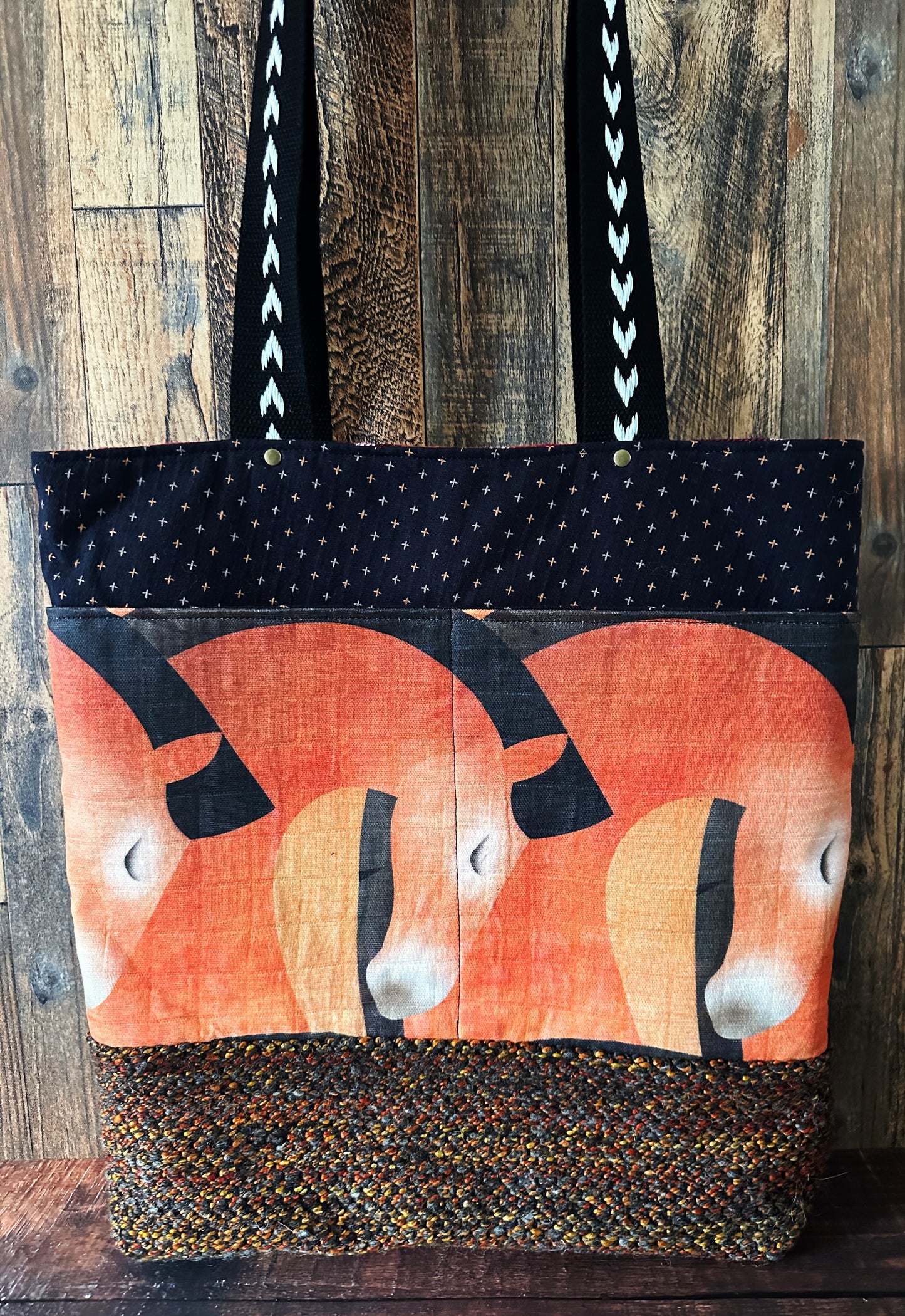 Sorrel Horses & Handwoven Wool Extra Large Tote