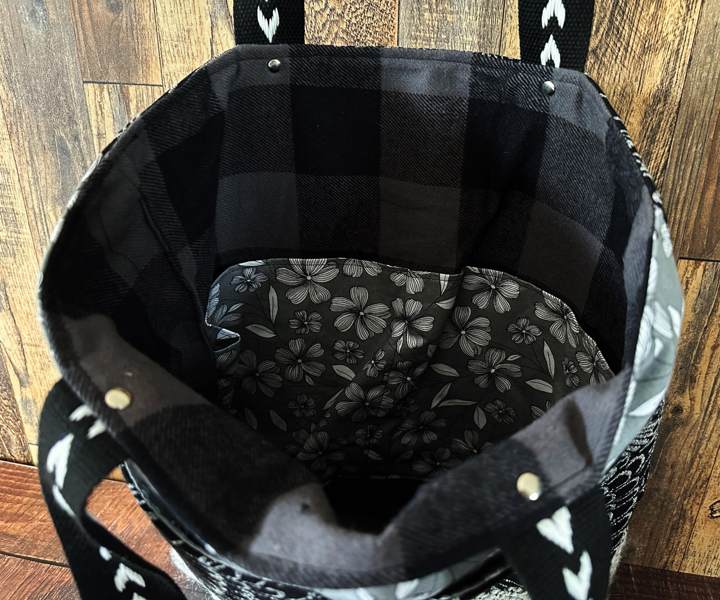 Silver Owls & Handwoven Wool Extra Large Tote