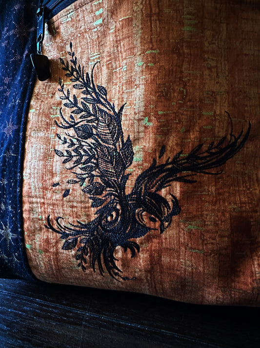 Fierce Owl Candlelight Large Firefly Project Bag