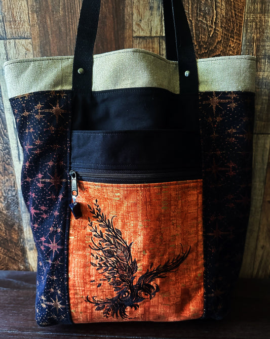 Fierce Owl Candlelight Large Firefly Project Bag