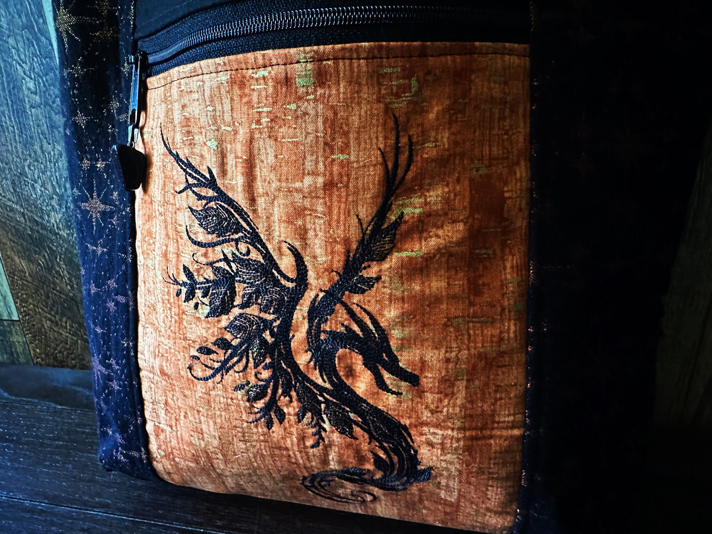 Dark Dragon Candlelight Large Firefly Project Bag
