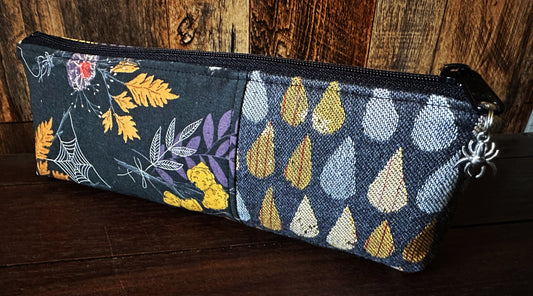 Autumn with Spiders Long and Lean Zipper Bag
