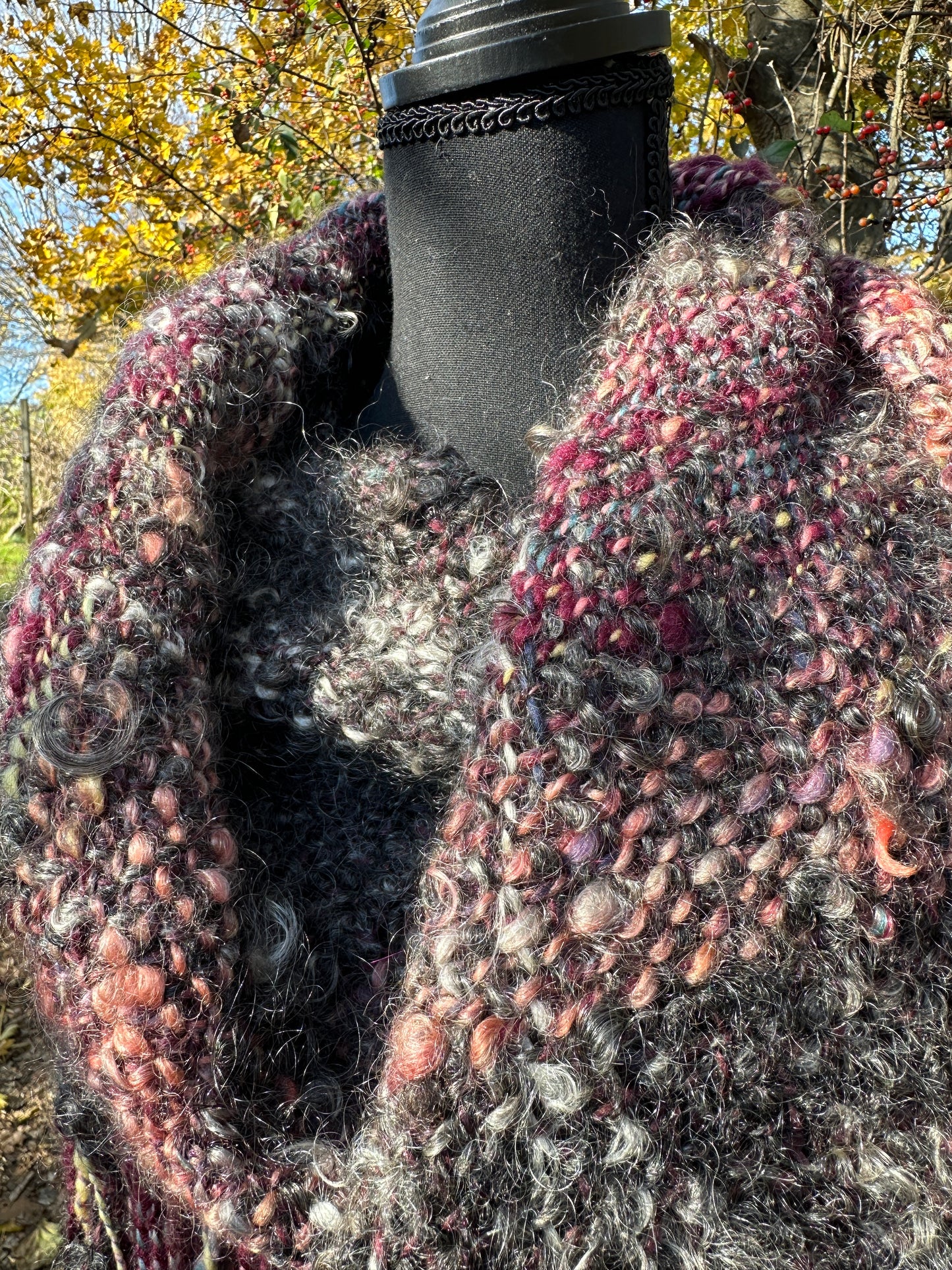 Witch of Blackbird Pond ~ Handspun & Handwoven Shawl