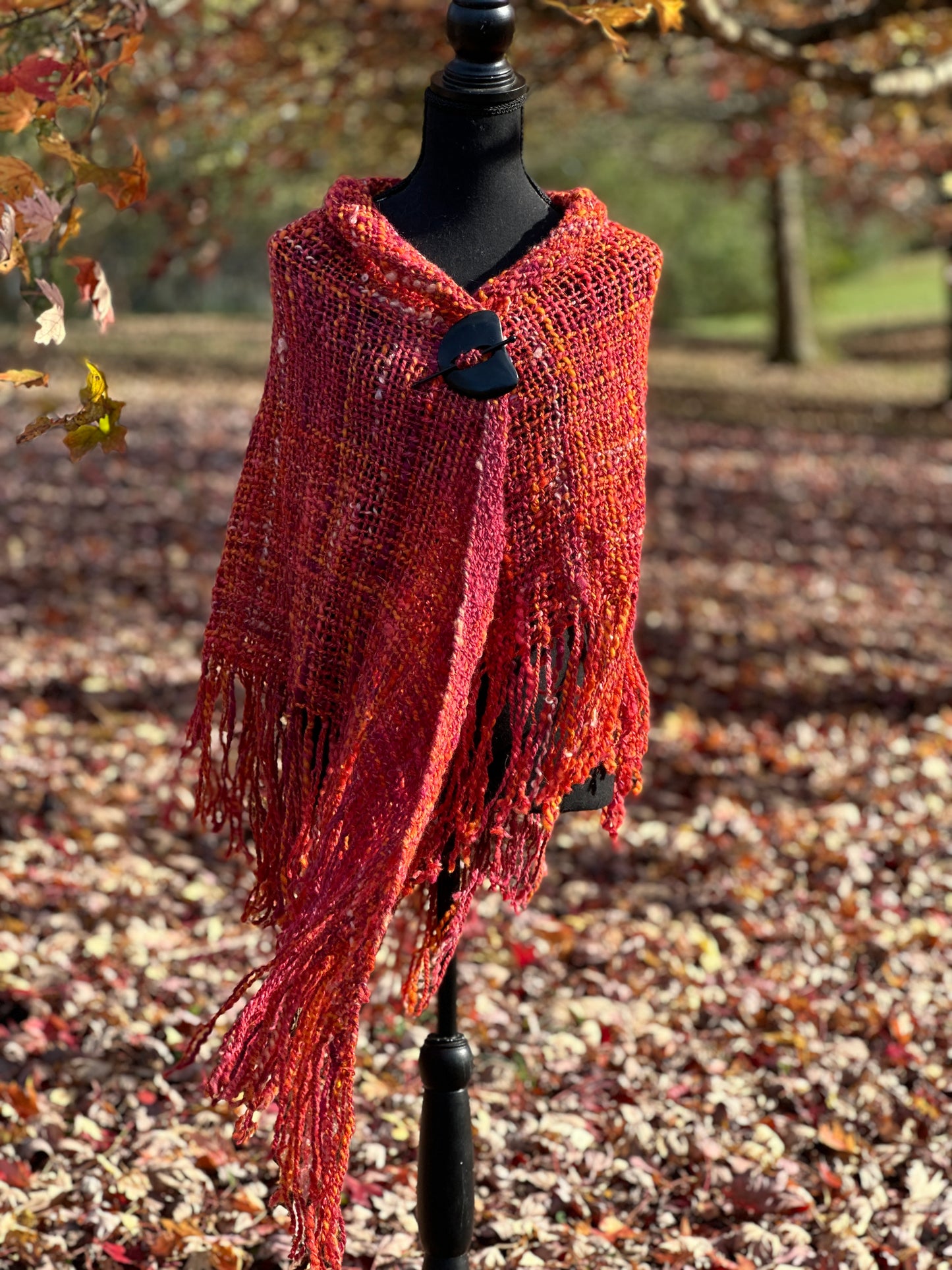 Daughter of Ferrix ~ Handspun & Handwoven Shawl