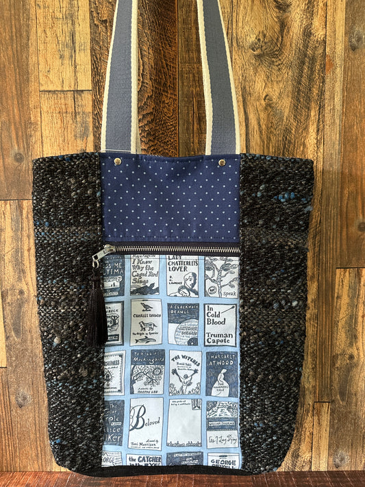 Banned Book Covers Double Pocket Large Tote Bag