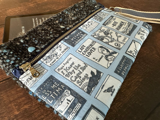 Banned Book Covers Zipper Clutch~ Perfect for E-Readers