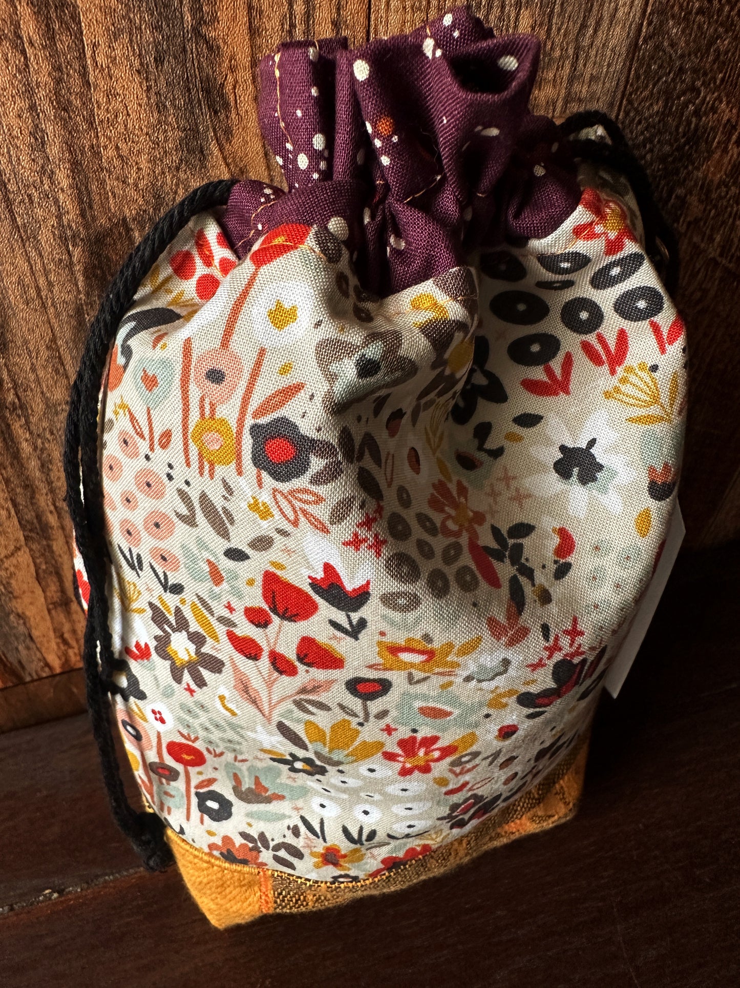 Autumn Fox Drawstring Bag