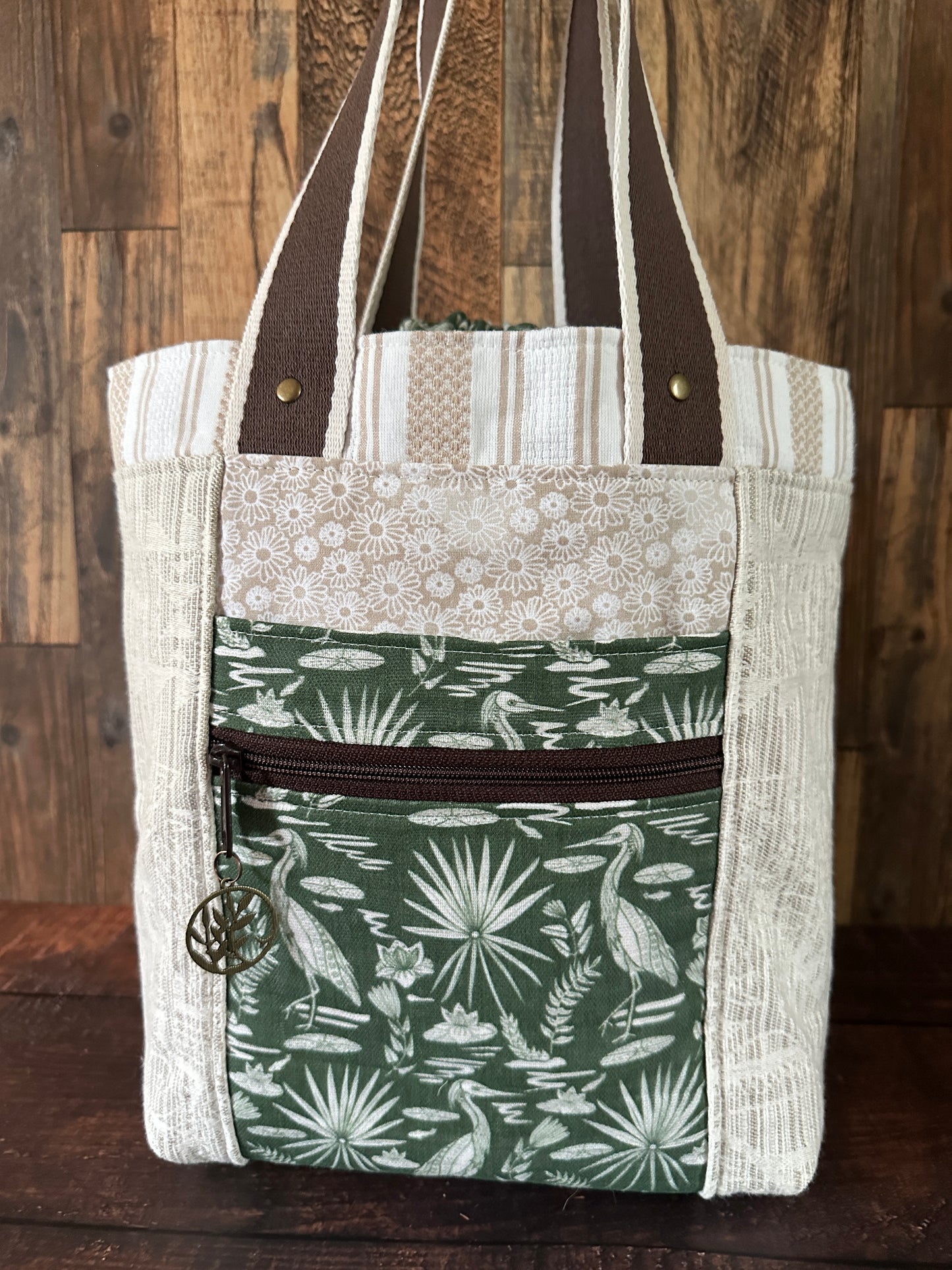 Heron and Palmetto Deluxe Project Bag