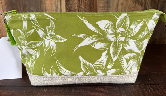 Orchid Floral Medium Open Wide Bag