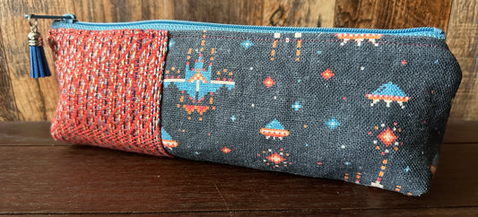 Retro Gamer Long and Lean Zipper Bag