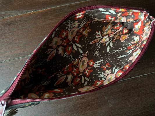 Wild Horses Long and Lean Zipper Bag