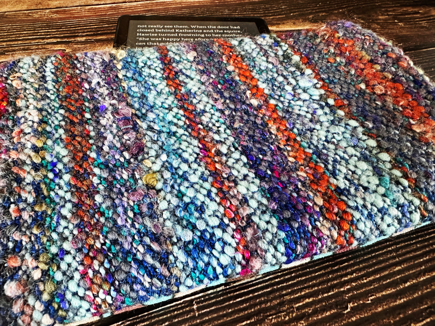 Resist Fists & Handwoven Wool Double Zipper Clutch