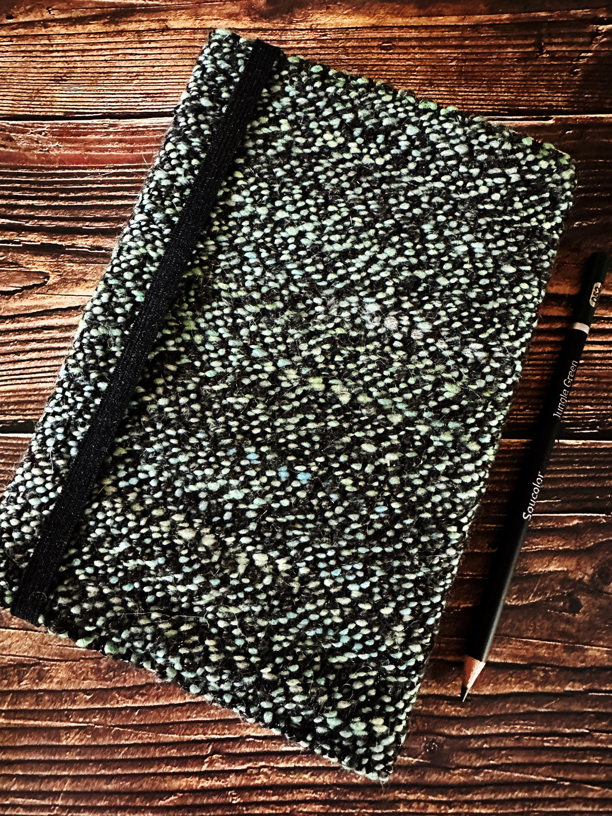 Murder of Crows with Handwoven Wool Adjustable A5 Journal Cover