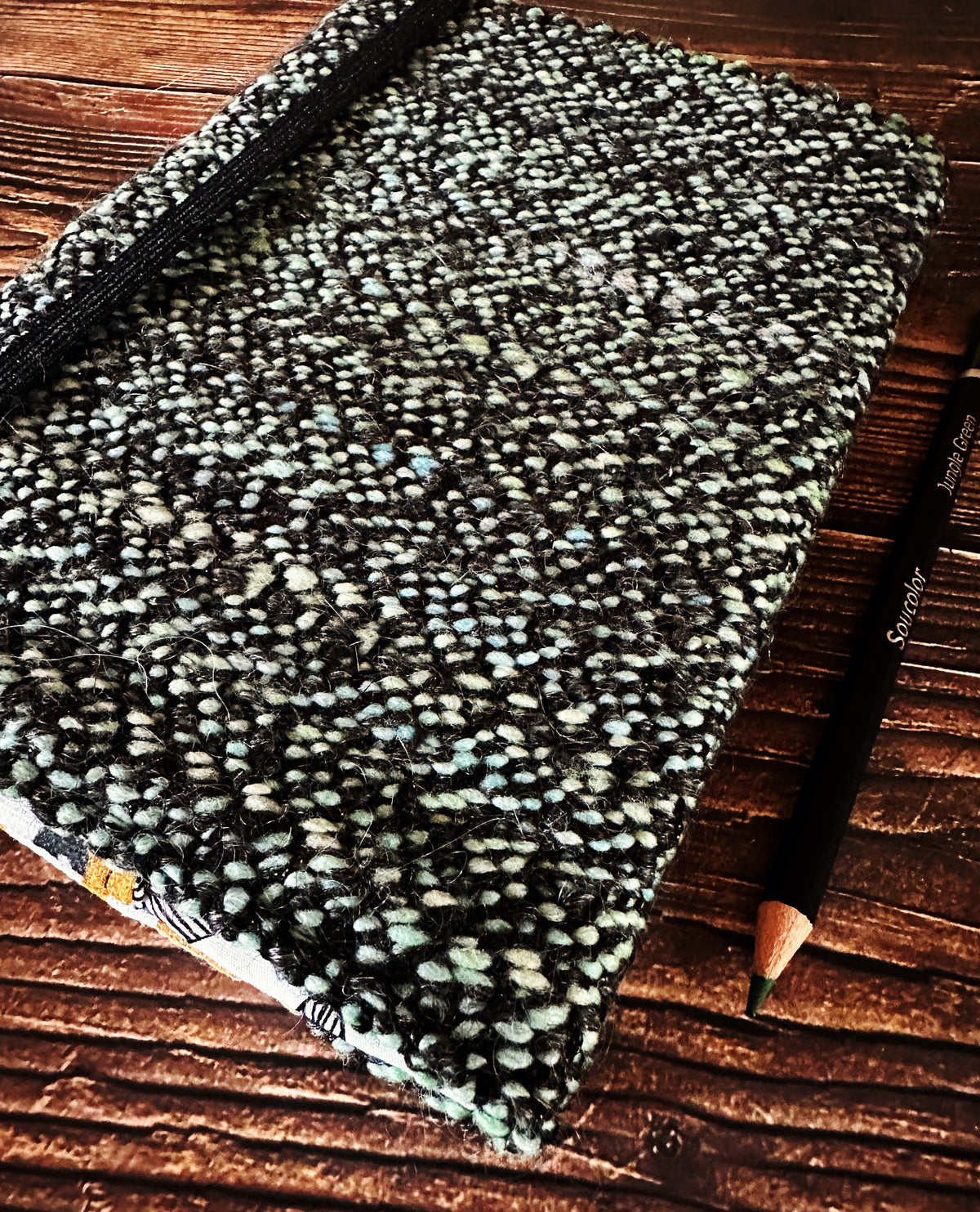Murder of Crows with Handwoven Wool Adjustable A5 Journal Cover