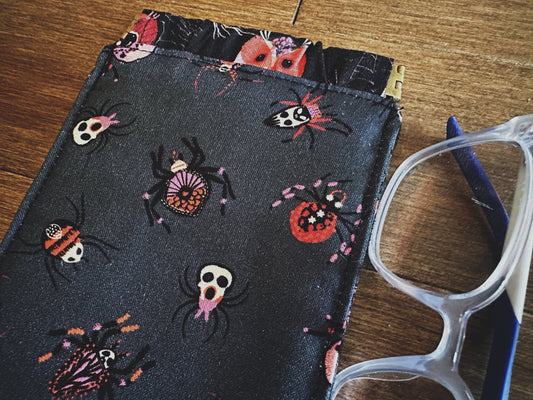 Spooky Spiders Padded Glasses Cases