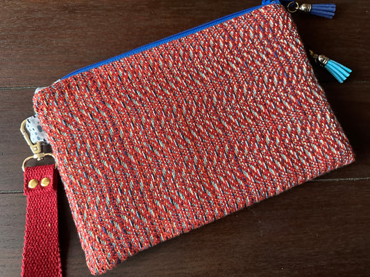 Retro Gamer Double Zipper Clutch