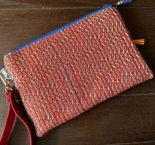 Retro Gamer Double Zipper Clutch