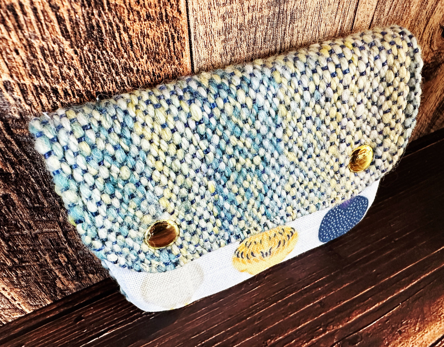 Chicken Breeds & Woven Wool Simple Card Wallet