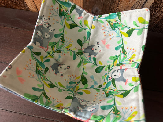 Possum Family Bowl Cozy