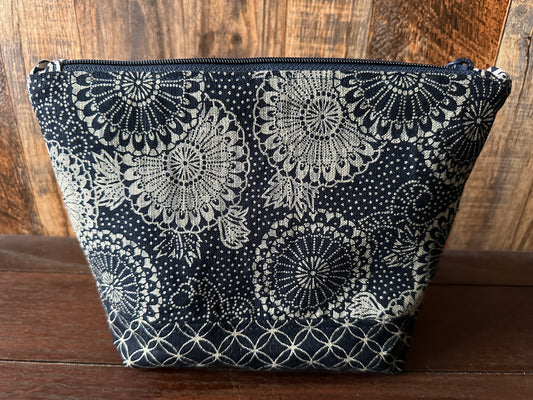 Barn Owl Padded Project or Cosmetic Bag