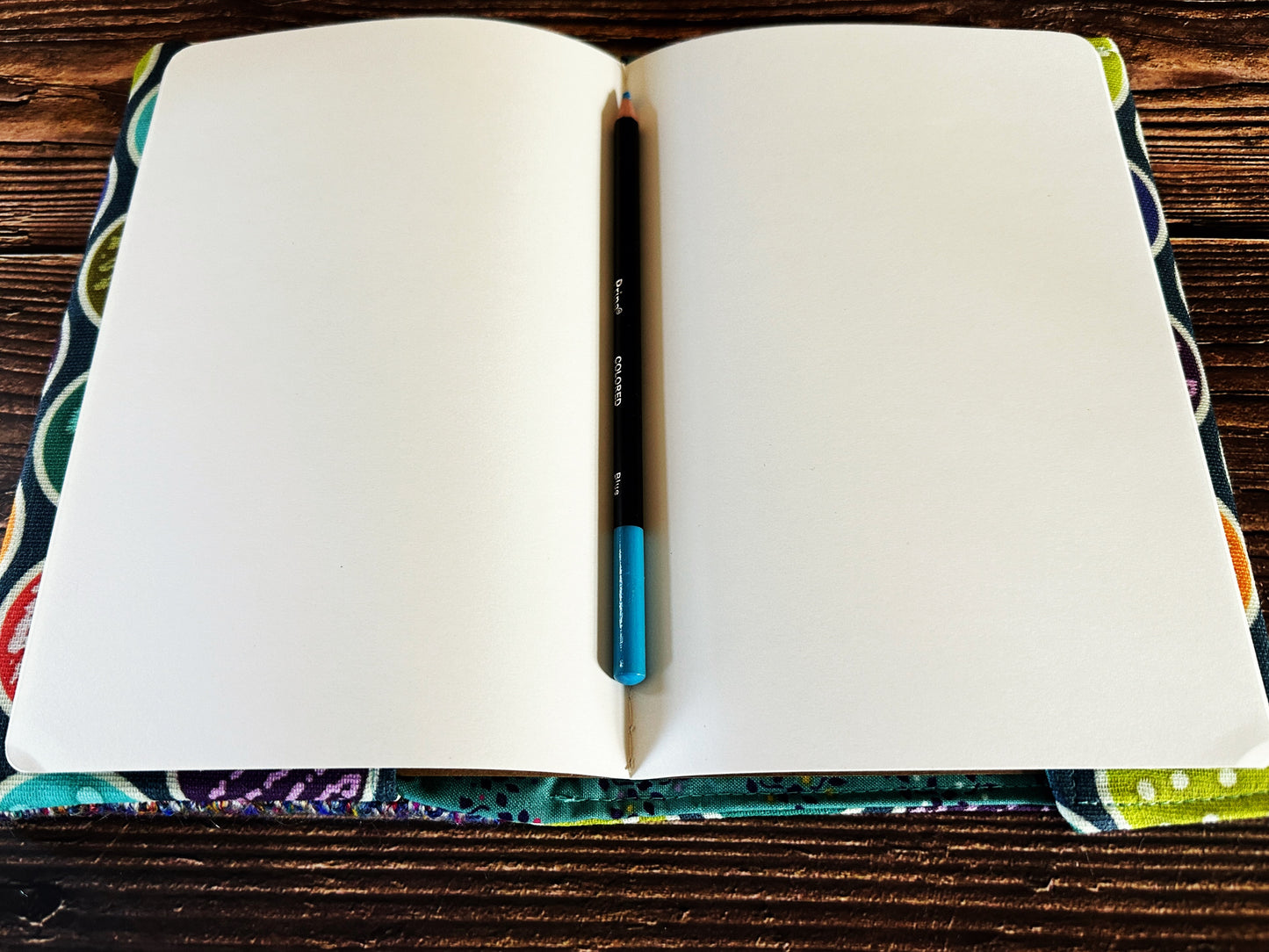 Petri Dishes with Handwoven Wool Adjustable A5 Journal Cover