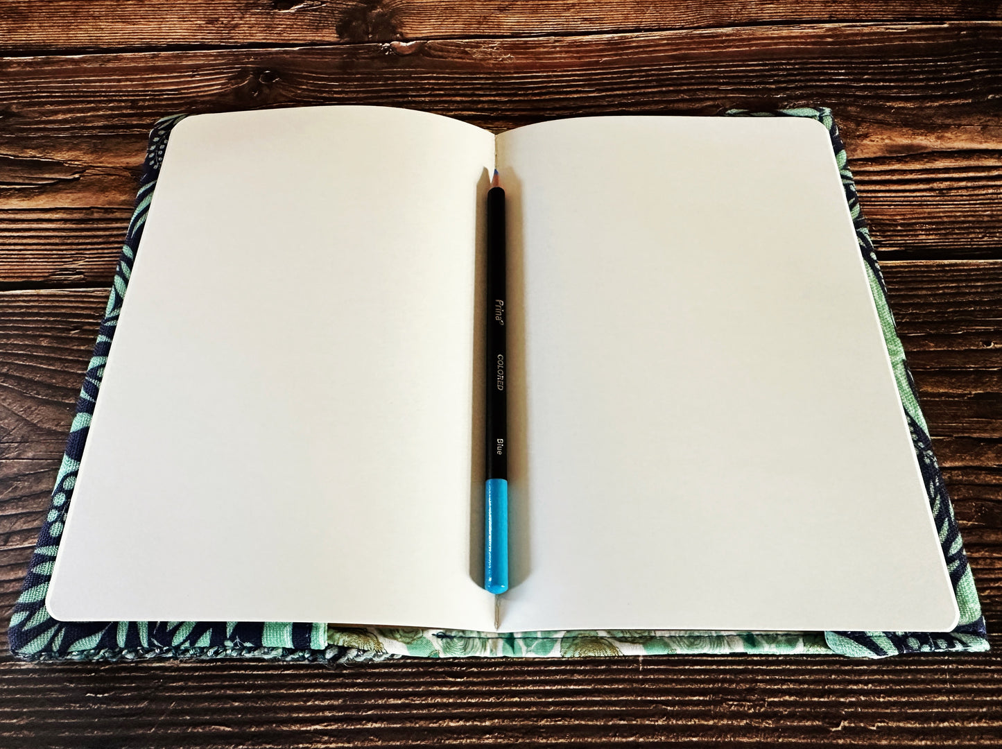 Uterus Garden with Handwoven Wool Adjustable A5 Journal Cover