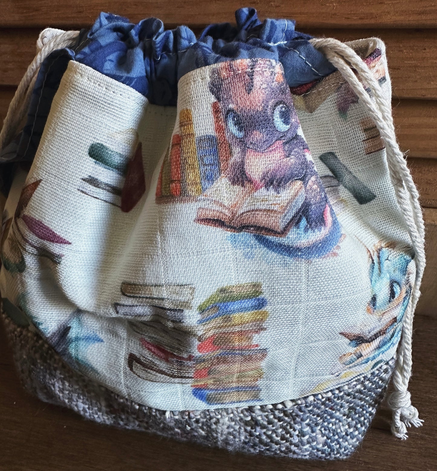 Book Dragons Small Project Bag