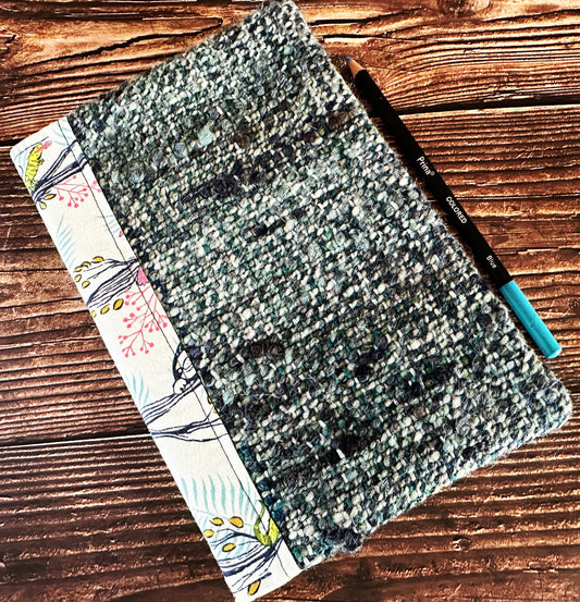 Sleepy Sloths with Handwoven Wool Adjustable A5 Journal Cover
