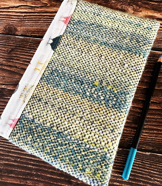 Chicken Breeds with Handwoven Wool Adjustable A5 Journal Cover