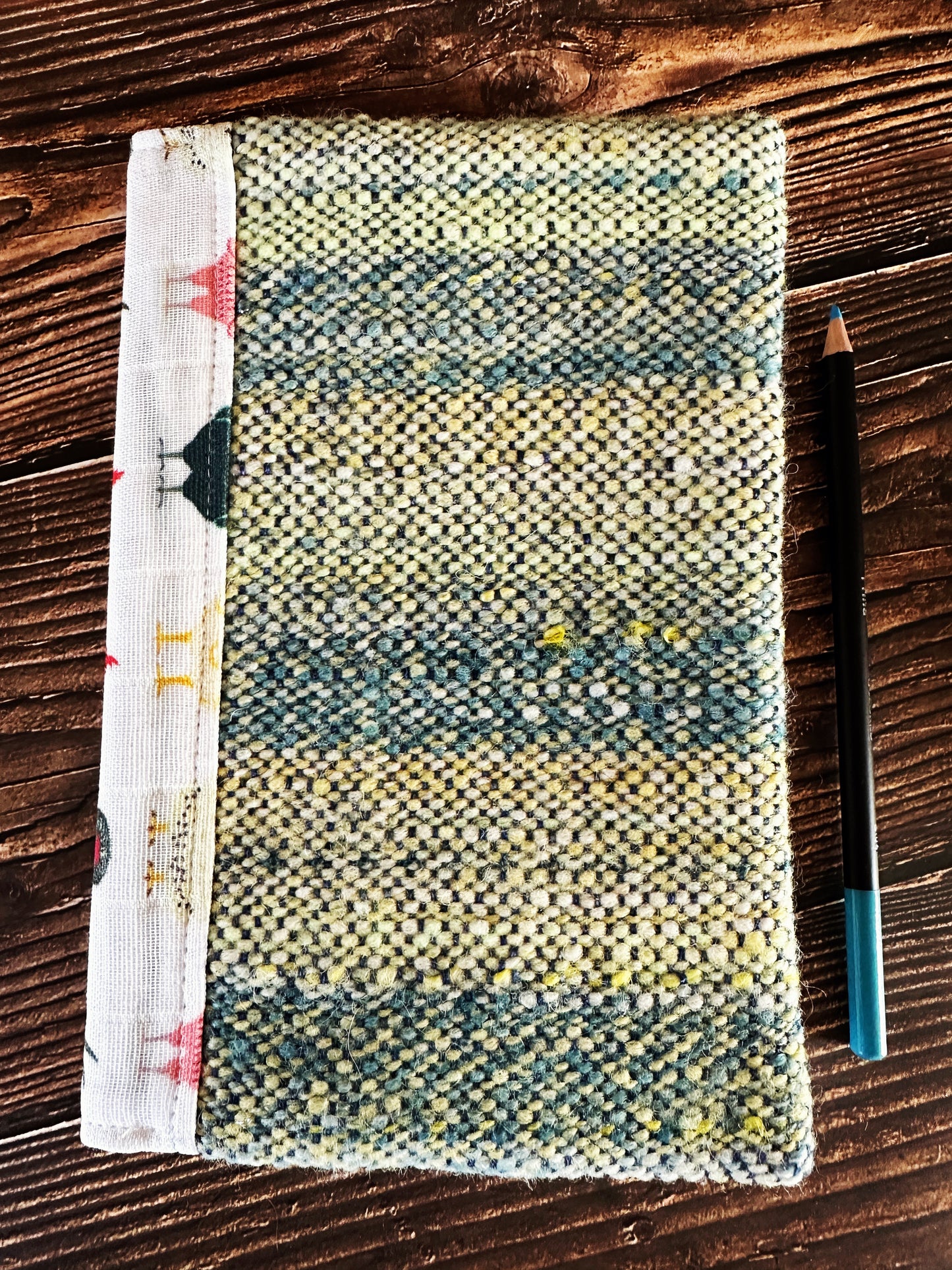 Chicken Breeds with Handwoven Wool Adjustable A5 Journal Cover