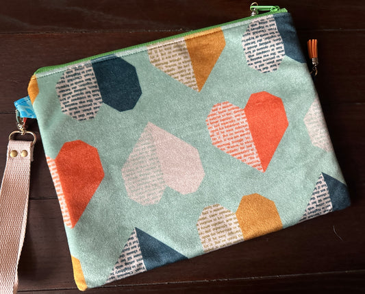 Read Banned Books Large Double Zipper Sleeve and Tablet Pouch