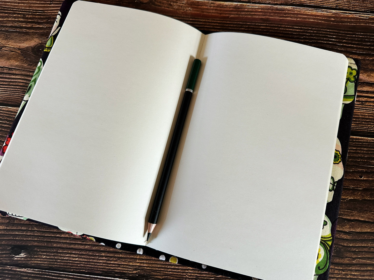 Frida and Calaveras with Handwoven Wool Adjustable A5 Journal Cover