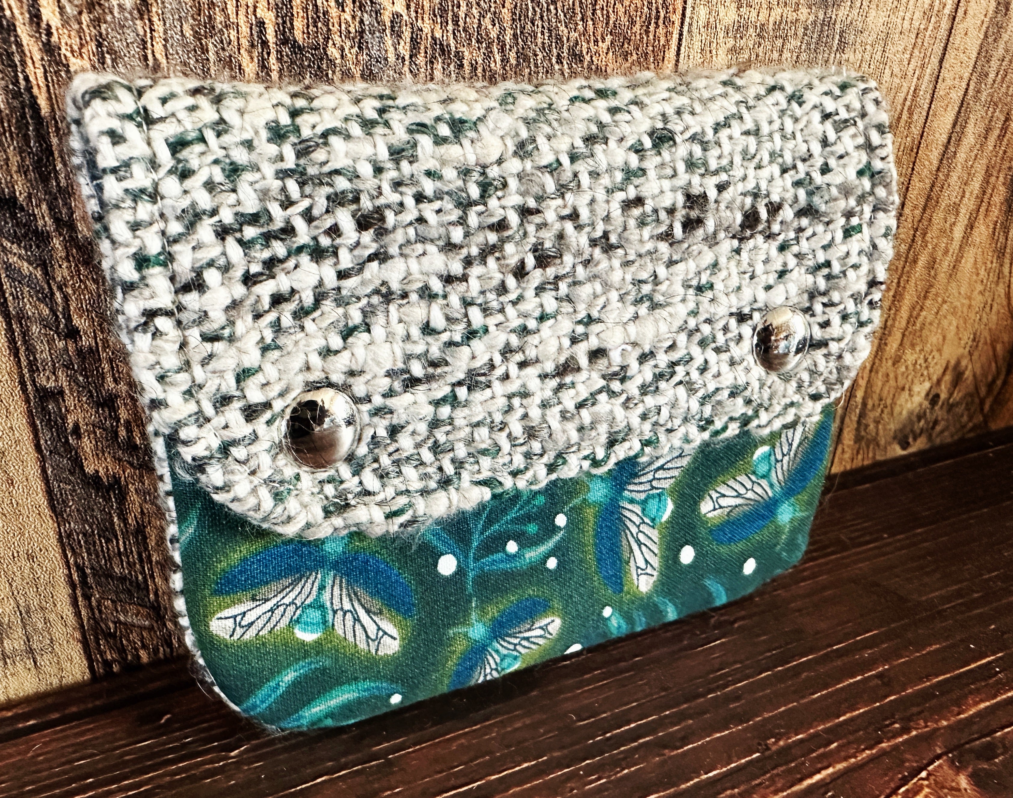 Fireflies & Woven Wool Simple Card Wallet – The Little Farm & Annie ...
