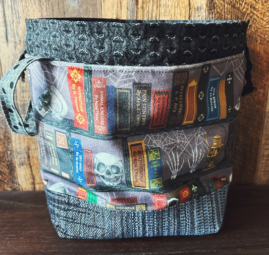 Dark Academia Bibliophile Medium Project Bag