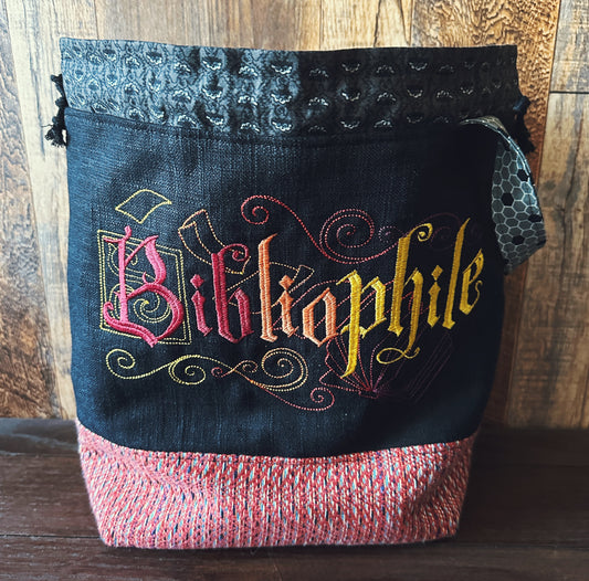 Dark Academia Bibliophile Large Project Bag