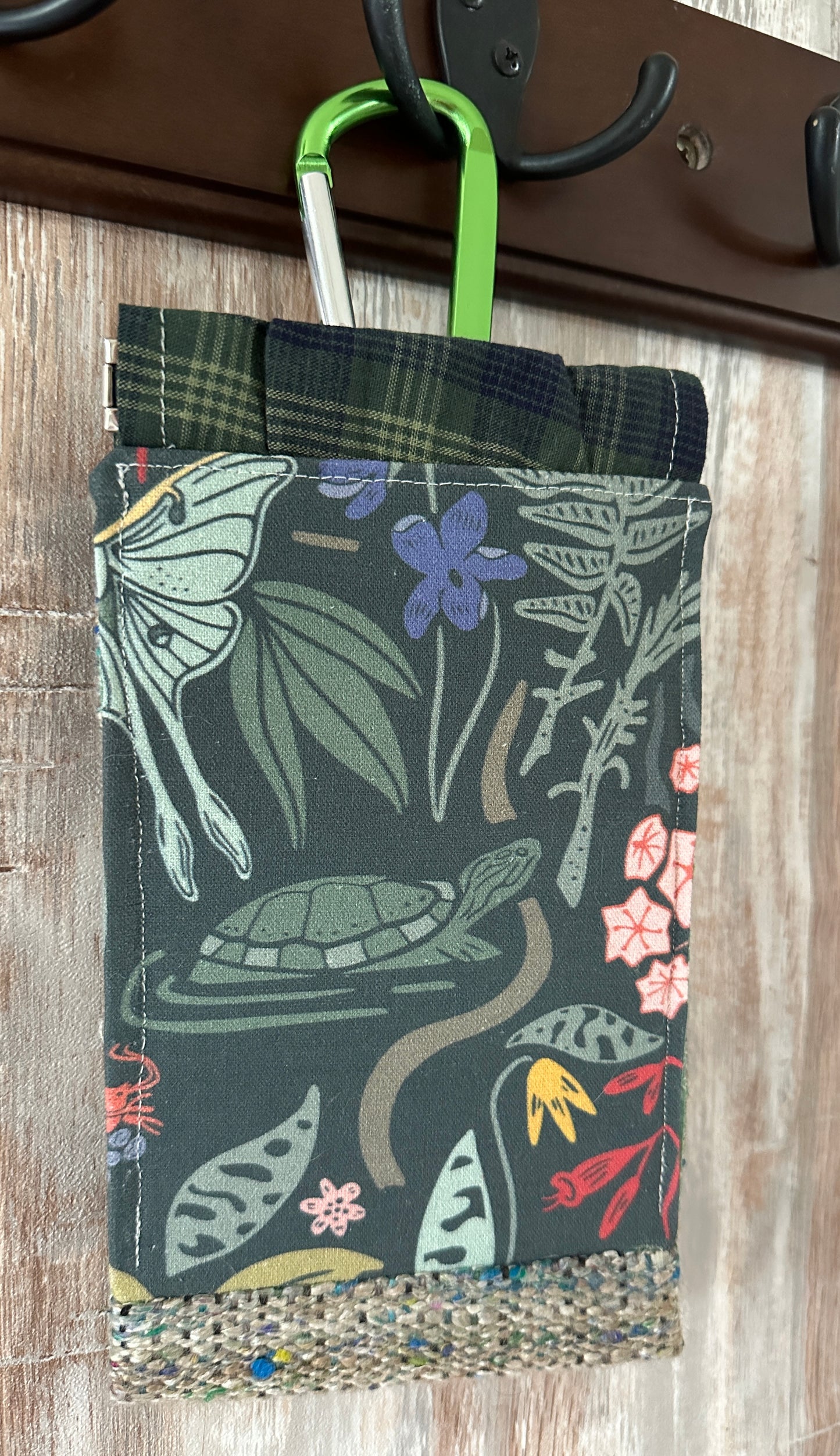 Bog Turtle Phone Pouch with Internal Card Pocket