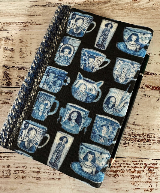 Famous Women with Handwoven Wool Adjustable A5 Journal Cover