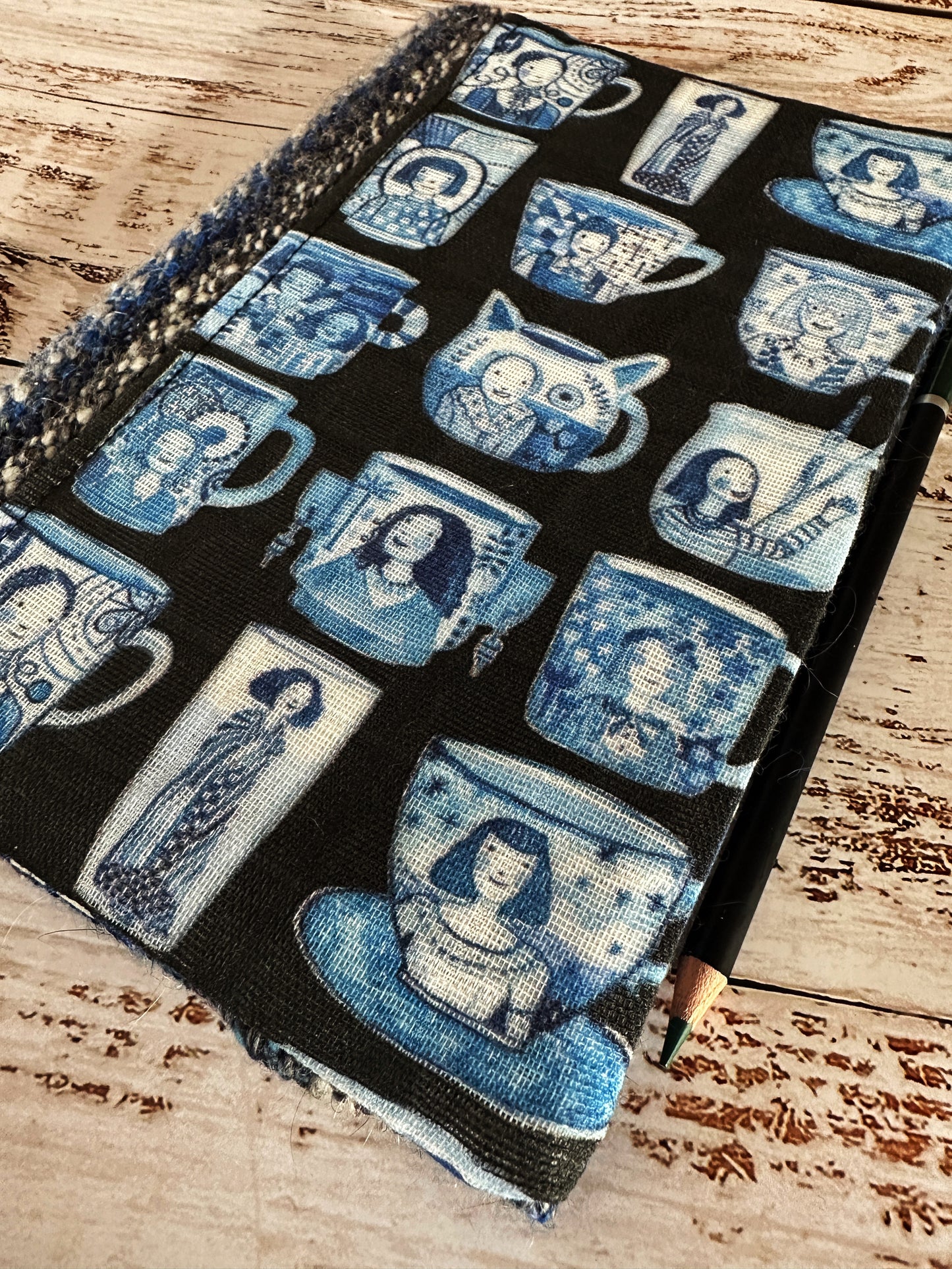 Famous Women with Handwoven Wool Adjustable A5 Journal Cover