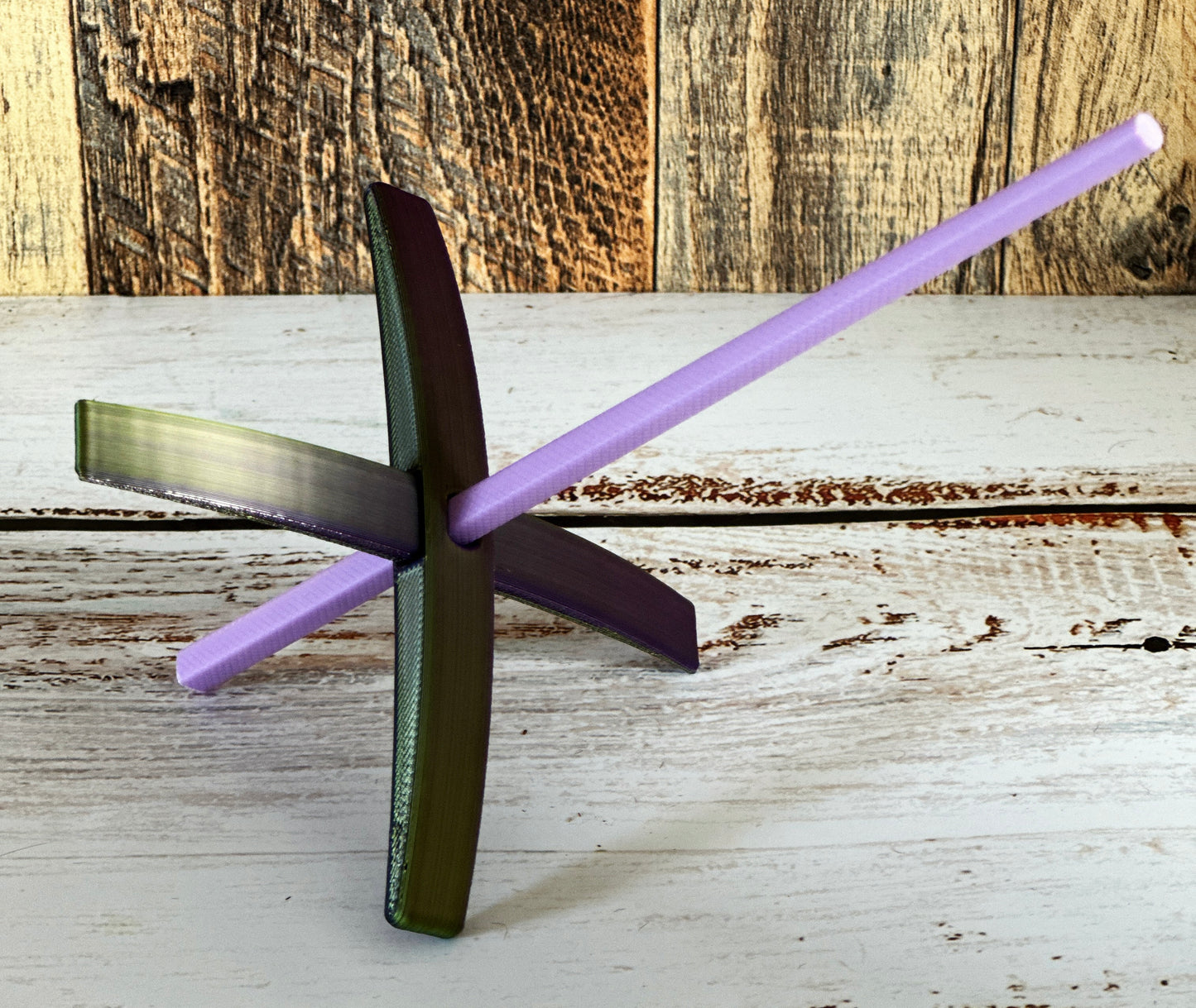 Beginner Turkish Drop Spindle Kit ~ Purple and Yellow